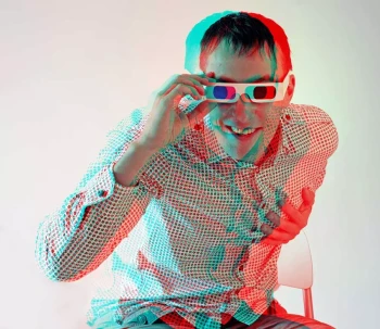 a 3D image of a man.