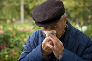 Allergies in elderly man