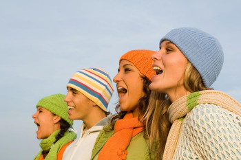 Christmas carol singers