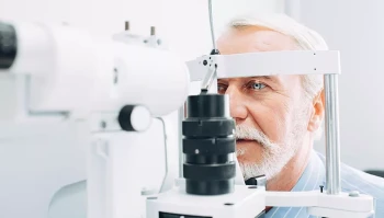 A man gets a second opinion for his cataracts