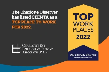 CEENTA ranked Top Workplaces 2022 by Charlotte Observer
