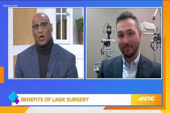Dr. Lee Wiley appeared on WCNC's Charlotte Today to discuss LASIK surgery for vision loss