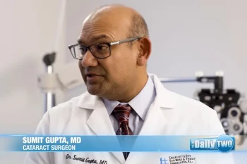Dr. Sumit Gupta on The Daily Two discussing cataracts and cataract surgery options