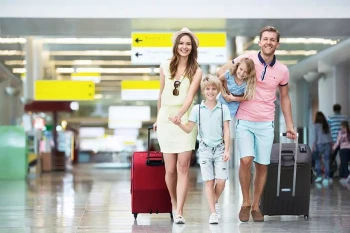 A family doesn't worry about allergies when they travel.