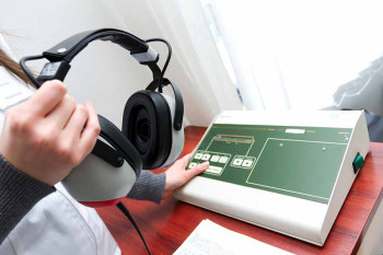 A hearing test machine for audiology