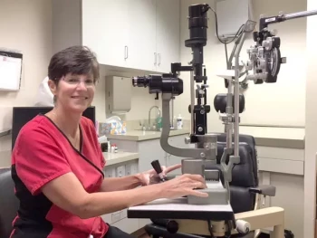Jeanne Hitsman, a Certified Ophthalmic Assistant in Charlotte.