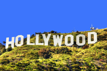The Hollywood sign