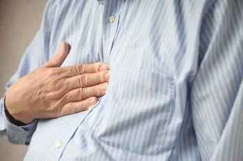 Man with heartburn who wants to treat acid reflux at home