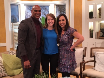 Dr. Molly Koester and the Charlotte Today hosts.