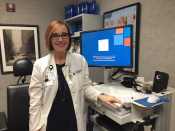 Voice & Swallowing Specialist Lori Ellen Sutton.