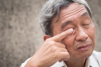 Man with chronic eye infections