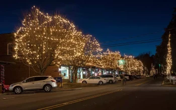Christmas lights in McAdenville, NC