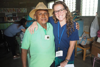 Audiologist Molly Koester, AuD, in Honduras