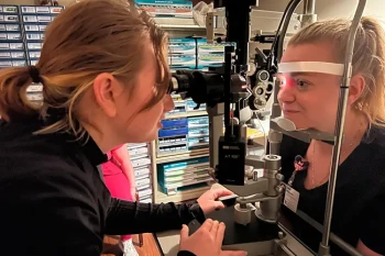 Students in the CEENTA ophthalmic apprenticeship program will learn how to use this device