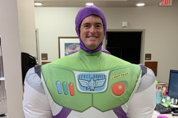 Michael Falcone, MD, dresses up for Halloween