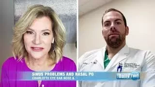 Dr. Zachary Cappello, ENT Doctor on WSOC Daily Two segment