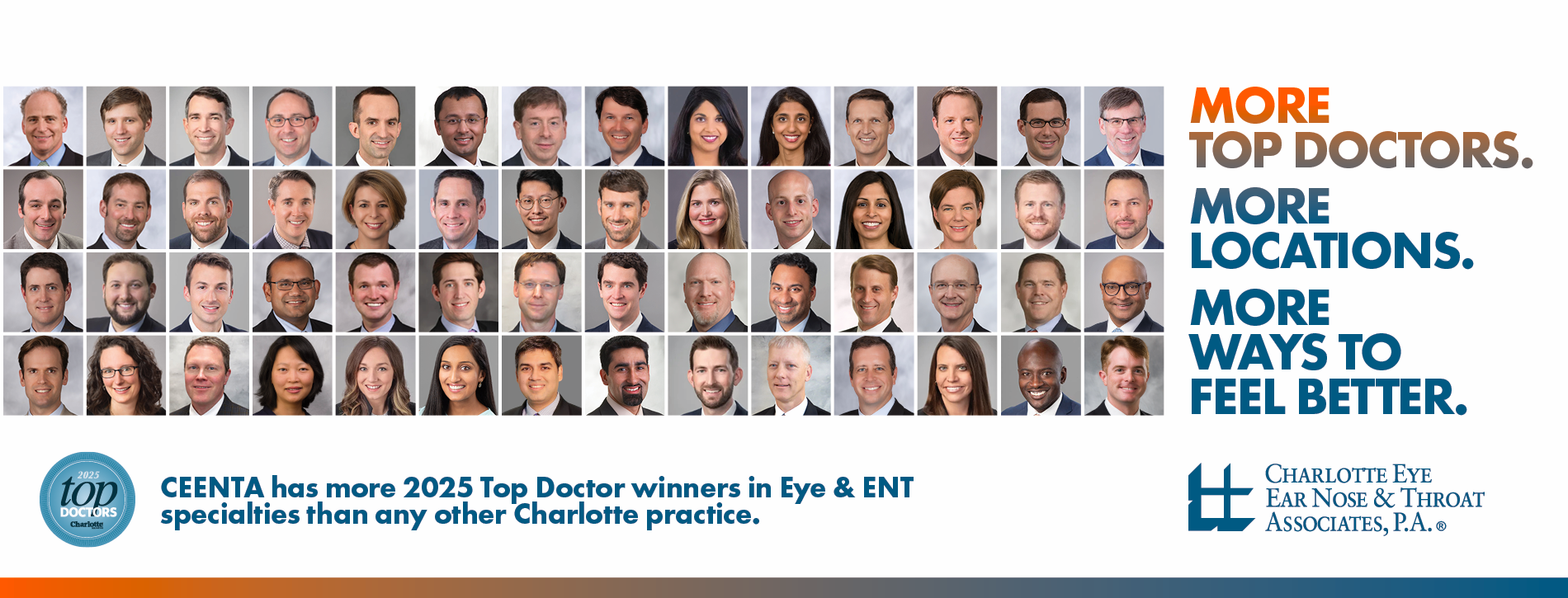 CEENTA Top Doctors from Charlotte Magazine 2025