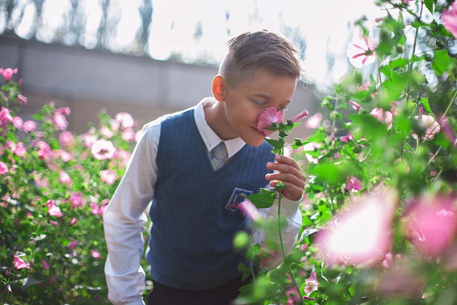 Kids don't have stuffy noses when they get allergy treatment.