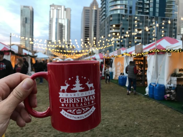 Charlotte Christmas Village, photo courtesy of Charlotte Agenda