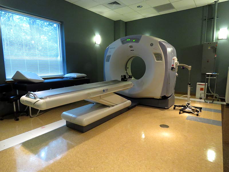 GE Brightspeed CT scanner