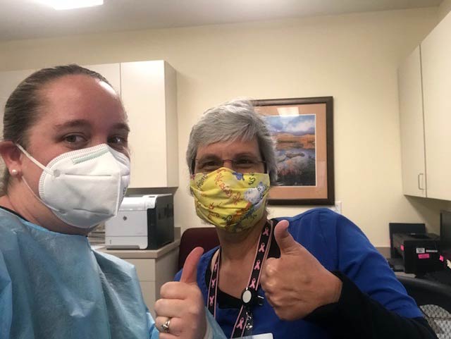 CEENTA employees avoid touching their faces